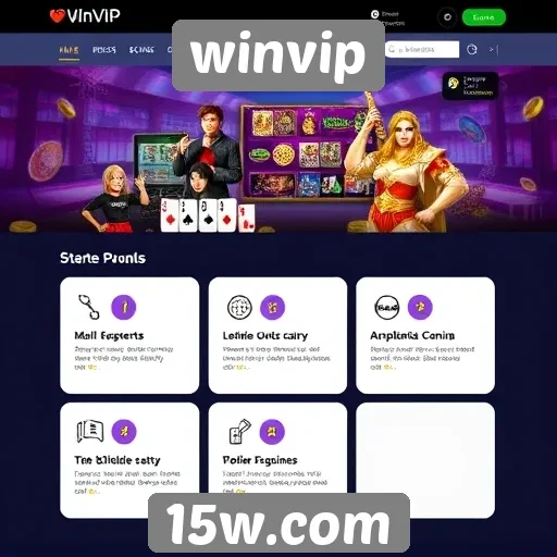 Análise das principais funcionalidades do site winvip